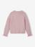Long-sleeved cardigan for girls olive+pale pink - vertbaudet enfant 