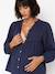 Maternity and nursing shirt slate blue - vertbaudet enfant 
