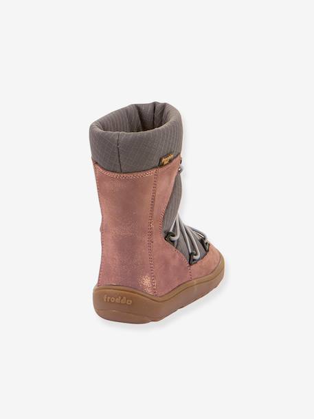 Barefoot TEX TRACK WOOL FRODDO boots for children blue+bordeaux red+grey+petrol blue - vertbaudet enfant 