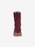 Filles Bottes PULSE TEX STAR BOOTS WOOL Froddo bordeaux+noir - vertbaudet enfant 