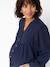 Maternity and nursing shirt slate blue - vertbaudet enfant 