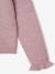 Long-sleeved cardigan for girls olive+pale pink - vertbaudet enfant 