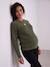 Pull grossesse et allaitement bordeaux+kaki - vertbaudet enfant 