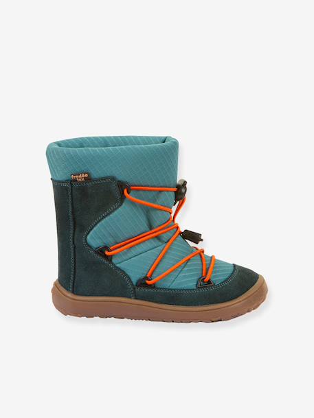 Barefoot TEX TRACK WOOL FRODDO boots for children blue+bordeaux red+grey+petrol blue - vertbaudet enfant 
