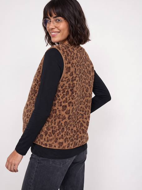 Maternity and nursing cardigan brown - vertbaudet enfant 