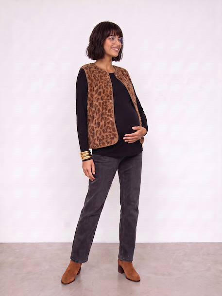 Maternity and nursing cardigan brown - vertbaudet enfant 