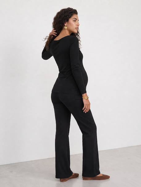T-shirt grossesse et allaitement noir - vertbaudet enfant 