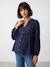 Maternity and nursing shirt slate blue - vertbaudet enfant 