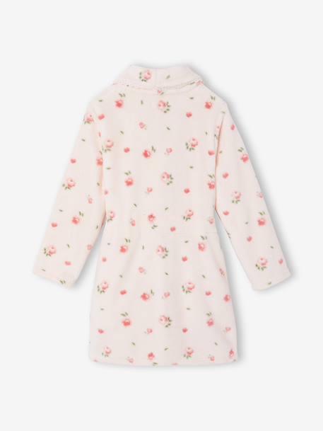 Dressing gown for girls light pink - vertbaudet enfant 