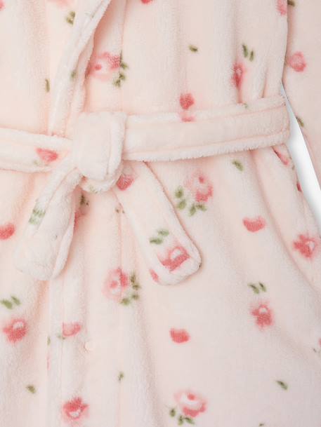 Dressing gown for girls light pink - vertbaudet enfant 
