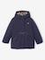 3-in-1 detachable parka for girls blush+navy blue - vertbaudet enfant 
