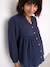 Maternity and nursing shirt slate blue - vertbaudet enfant 