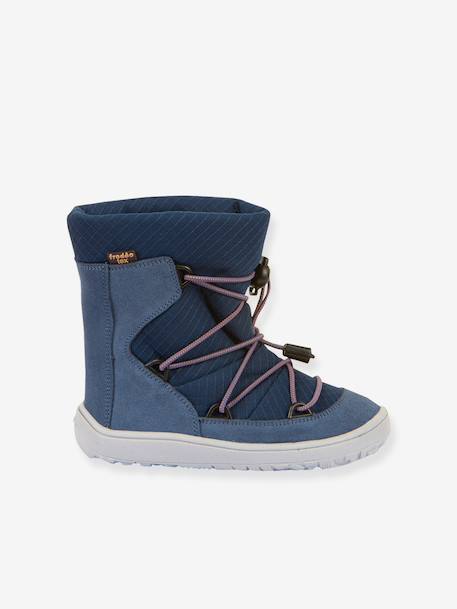 Barefoot TEX TRACK WOOL FRODDO boots for children blue+bordeaux red+grey+petrol blue - vertbaudet enfant 