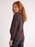 T-shirt grossesse manches longues chocolat - vertbaudet enfant 
