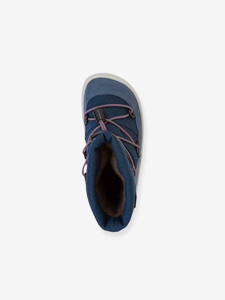 Barefoot TEX TRACK WOOL FRODDO boots for children blue+bordeaux red+grey+petrol blue - vertbaudet enfant 