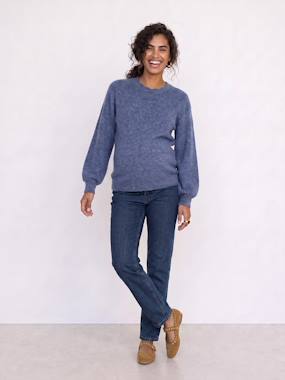 -Maternity pointelle knit jumper