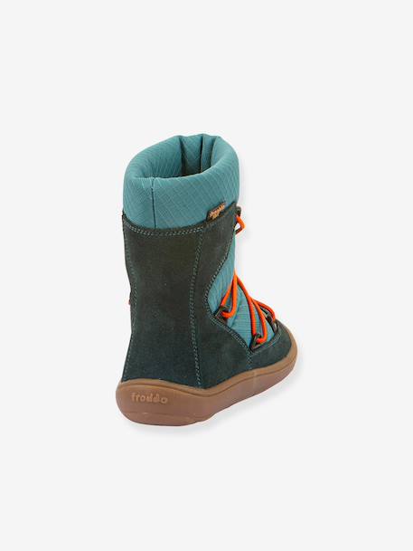 Barefoot TEX TRACK WOOL FRODDO boots for children blue+bordeaux red+grey+petrol blue - vertbaudet enfant 