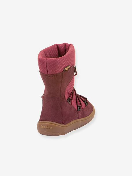 Barefoot TEX TRACK WOOL FRODDO boots for children blue+bordeaux red+grey+petrol blue - vertbaudet enfant 