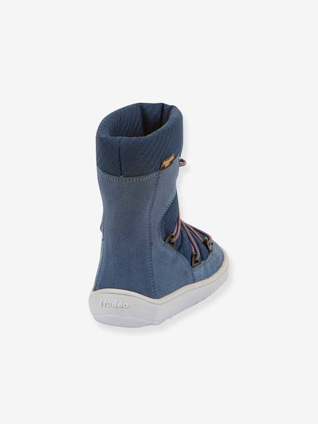 Barefoot TEX TRACK WOOL FRODDO boots for children blue+bordeaux red+grey+petrol blue - vertbaudet enfant 