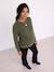Pull grossesse et allaitement bordeaux+kaki - vertbaudet enfant 