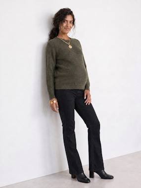 -Slim flared maternity jeans