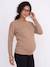 Front/Back Jumper, Maternity & Nursing beige+White - vertbaudet enfant 