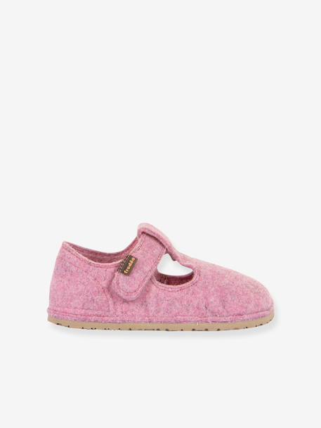 Chaussons pieds nus enfants FLEXY WOOLY BAREFOOT Froddo bleu nuit+gris chiné+rose chiné - vertbaudet enfant 