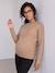 Pull devant/dos grossesse et allaitement beige+Blanc - vertbaudet enfant 