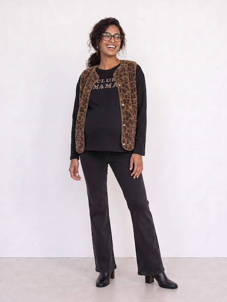 Maternity and nursing T-shirt anthracite - vertbaudet enfant 