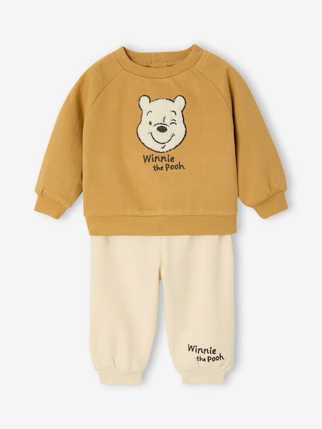 Winnie the Pooh outfit set for baby boys curry yellow - vertbaudet enfant 
