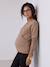 Front/Back Jumper, Maternity & Nursing beige+White - vertbaudet enfant 