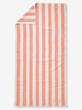 -Serviette de bain rayée TRANSAT personnalisable, avec coton recyclé