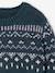 Jacquard jumper for boys green - vertbaudet enfant 