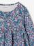 Ensemble fille cardigan et robe imprimée fleurs camel+jaune pâle+marine+vert de gris - vertbaudet enfant 