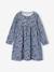 Ensemble fille cardigan et robe imprimée fleurs camel+jaune pâle+marine+vert de gris - vertbaudet enfant 