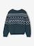 Jacquard jumper for boys green - vertbaudet enfant 