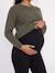 Slim flared maternity jeans black - vertbaudet enfant 