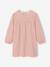Ensemble robe 3 pièces enfant fille écru+mauve - vertbaudet enfant 