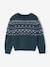 Jacquard jumper for boys green - vertbaudet enfant 