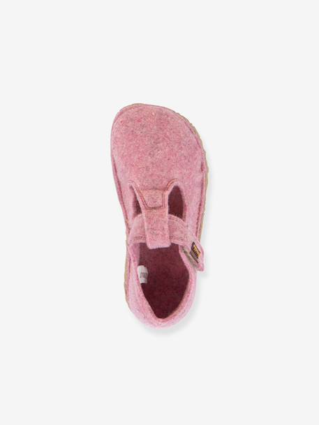 Chaussons pieds nus enfants FLEXY WOOLY BAREFOOT Froddo bleu nuit+gris chiné+rose chiné - vertbaudet enfant 