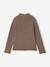 Sous-pull fille tricot prune+taupe - vertbaudet enfant 