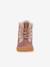 Children's MINNI SUEDE LACES FRODDO boots caramel+old rose - vertbaudet enfant 