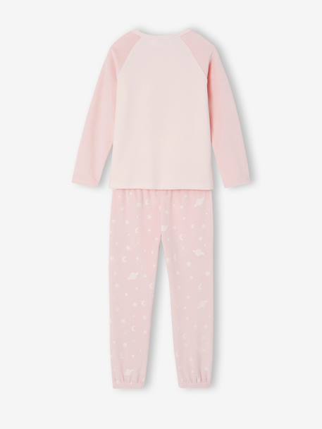 Pyjama en velours Bluey rose pâle - vertbaudet enfant 