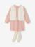 3-piece dress set for girls ecru+mauve - vertbaudet enfant 