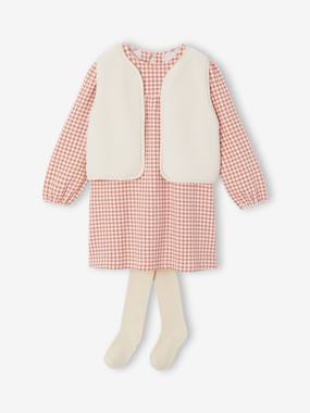 Ensemble robe 3 pièces enfant fille - vertbaudet enfant -Ensemble robe 3 pièces enfant fille