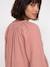 Blouse in Organic Cotton Gauze* for Maternity & Nursing dusky pink+sage green - vertbaudet enfant 