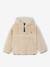 Hooded fleece sweatshirt for boys white - vertbaudet enfant 