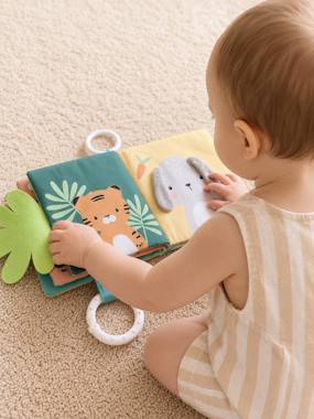 Jouet-Premier âge-Doudous, peluches et jouets en tissu-Livre coucou-caché des animaux