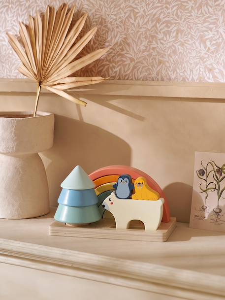 Trio jouets d'éveil en bois FSC® bois - vertbaudet enfant 