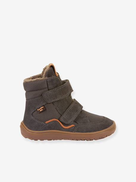 Bottes d'hiver pieds nus enfants BAREFOOT TEX WINTER Froddo bleu nuit+bordeaux+gris ardoise+noir+olive - vertbaudet enfant 